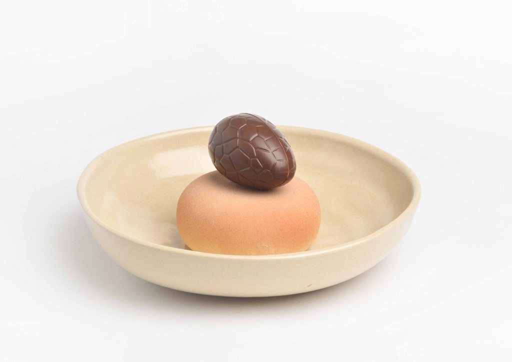 Easter ice cram orange - milk chocolate caramel (1 pers)