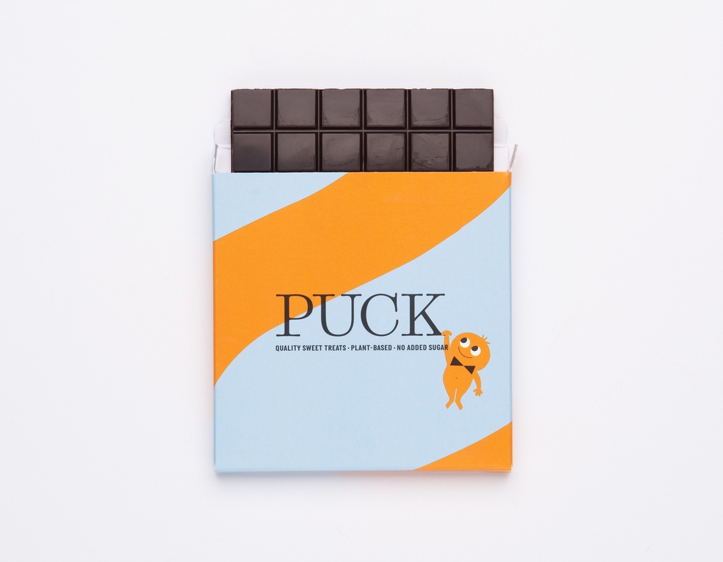 PUCK tablet pure chocolade karamel zeezout 55g